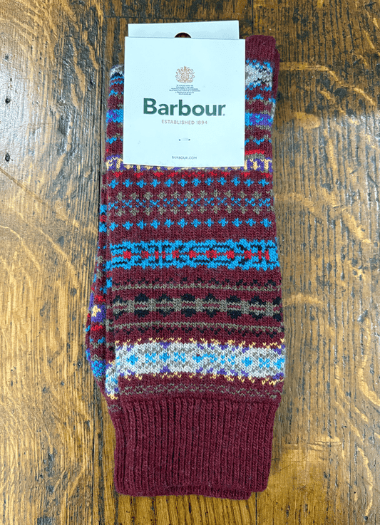 Boyd Socks | Burgundy