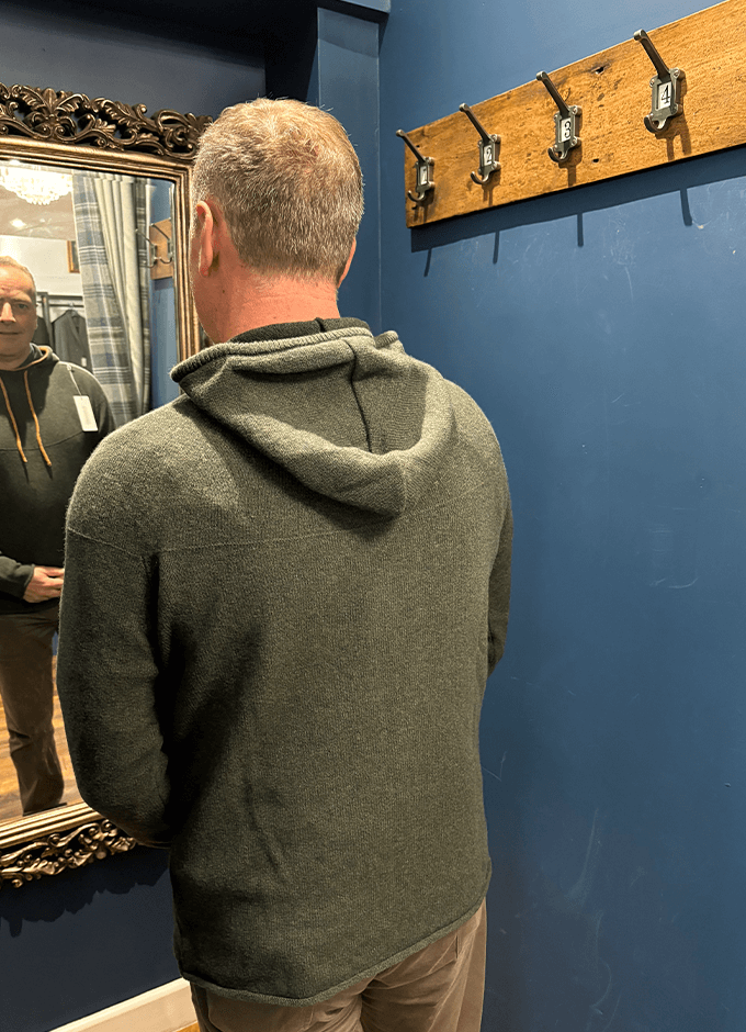 Corry Hoody Sweater | Seaweed