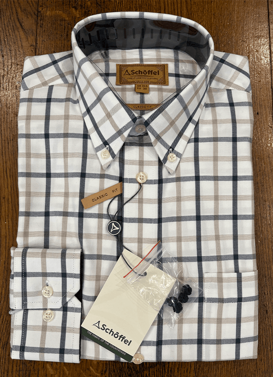 Brancaster Classic Shirt | Navy Check