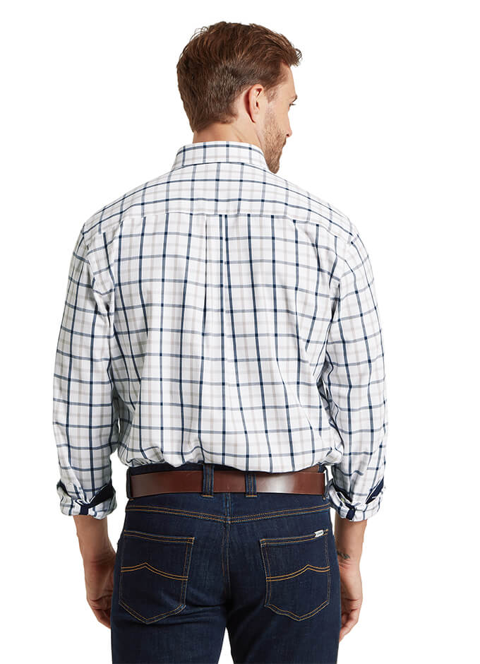 Brancaster Classic Shirt | Navy Check