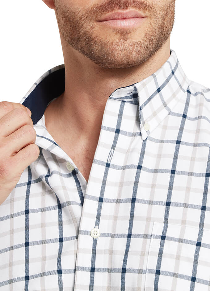 Brancaster Classic Shirt | Navy Check