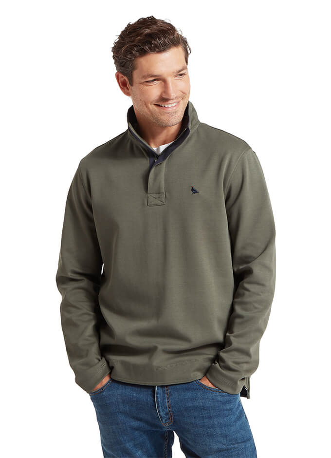 Branscombe Cove Sweatshirt | Beetle Green