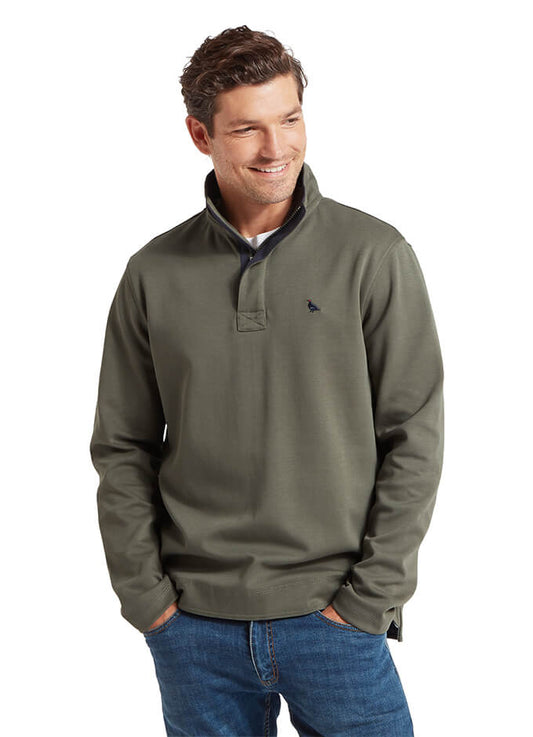 Branscombe Cove Sweatshirt | Beetle Green