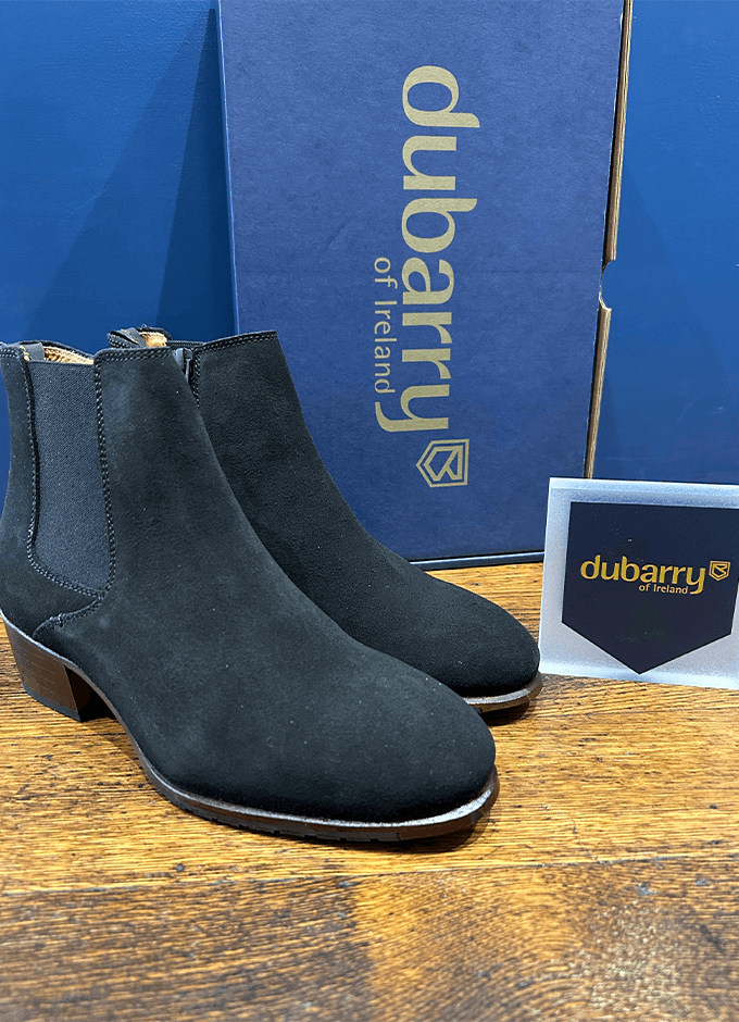Bray Chelsea Boot | Black Suede