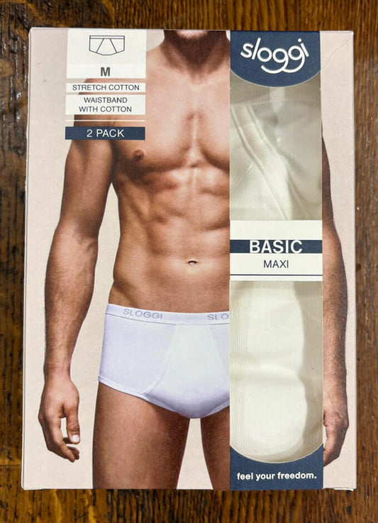 Sloggi Men's Briefs | 2 pack | White