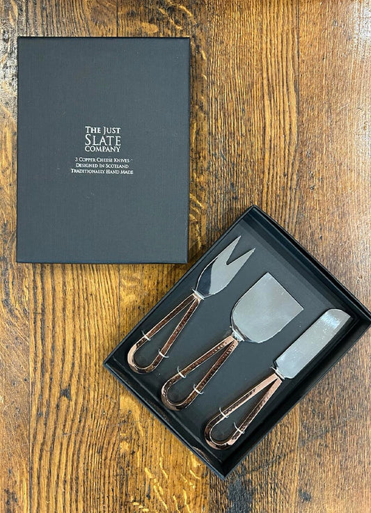 Selbrae | 3 Cheese Knives | Copper