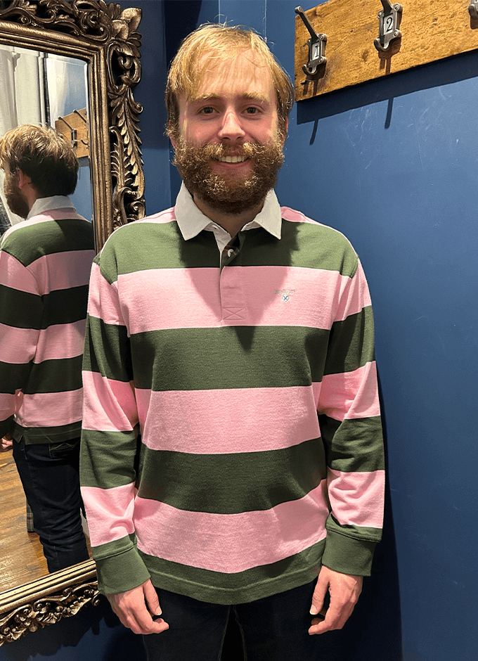 Broome Rugby Shirt | Pink