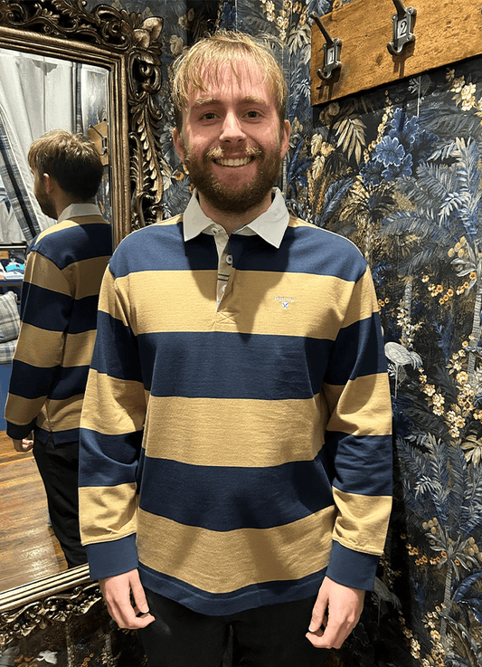 Broome Rugby Shirt | Navy /Trench