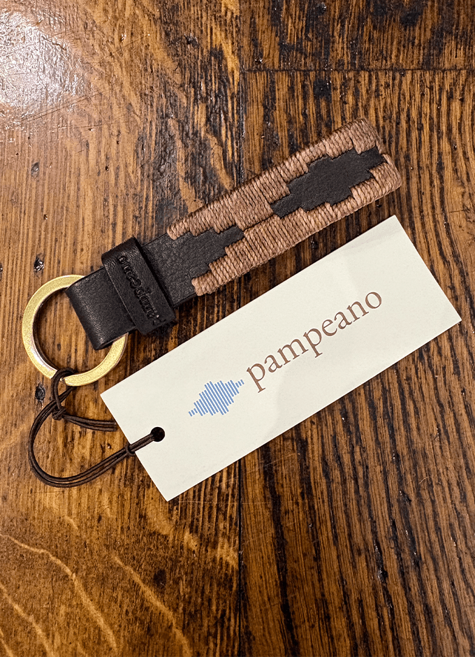 Pampeano | Charro Keyring | Brown on Brown Leather