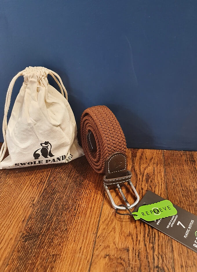 Swole Panda | Plain Brown Belt