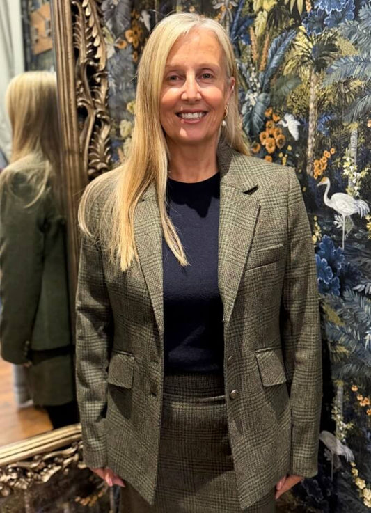 Browning Tailored Jacket | Olive Check