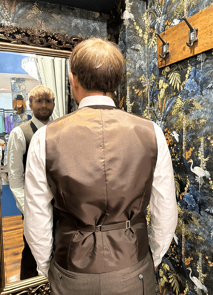 Wilvorst | C heltenham Pure Wool Waistcoat | Brown