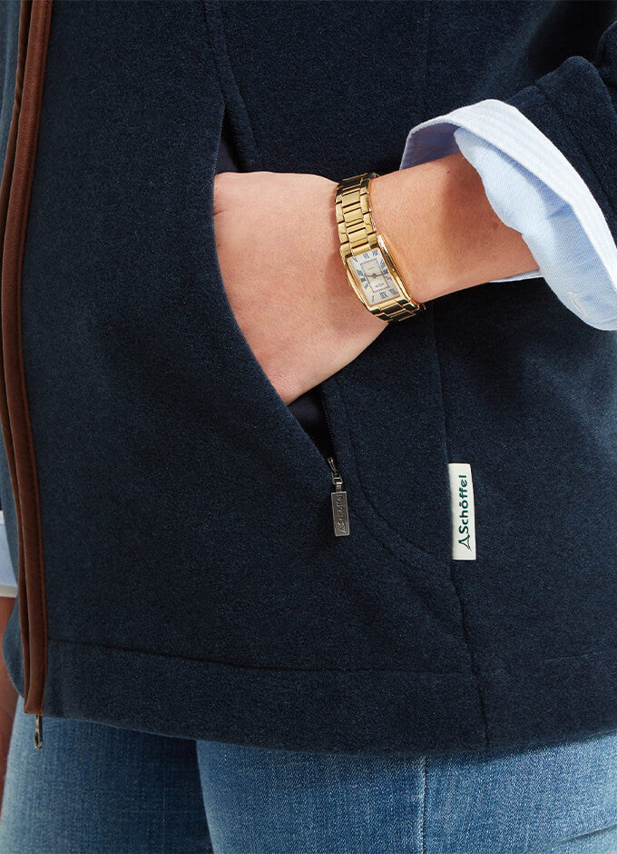 Burley Fleece | Navy
