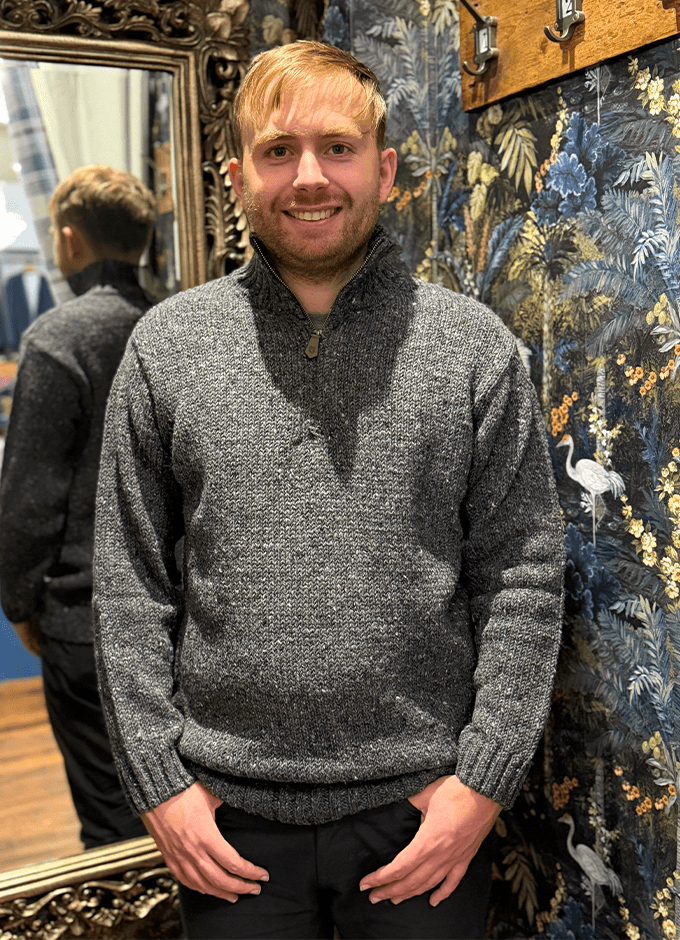 Callaghan Men's Sweater | Charcoal