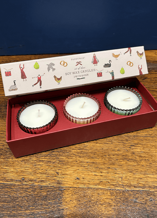 Candle Gift Set | Winter Berry, Pink Peppermint & Balsam Fir