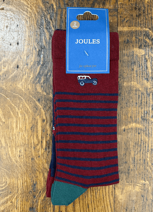 Socks | Kingsbury | Navy Red Cars