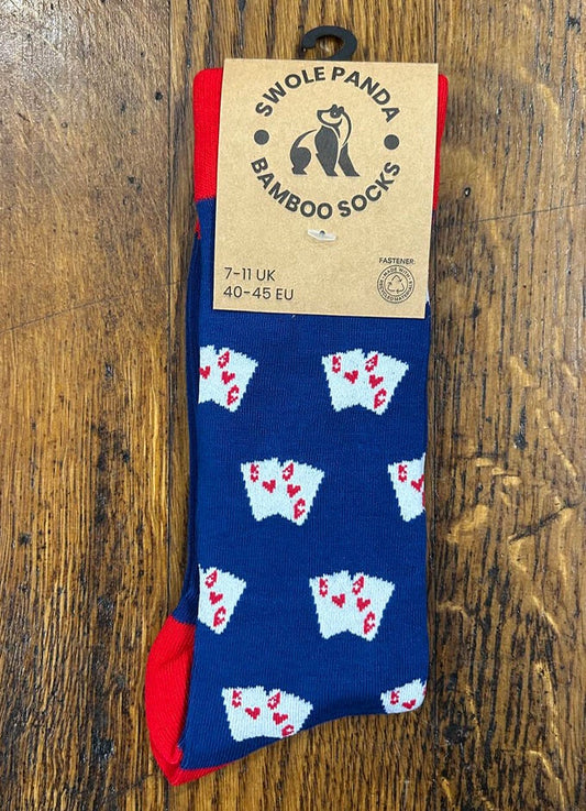 Swole Panda | Playing Card Socks