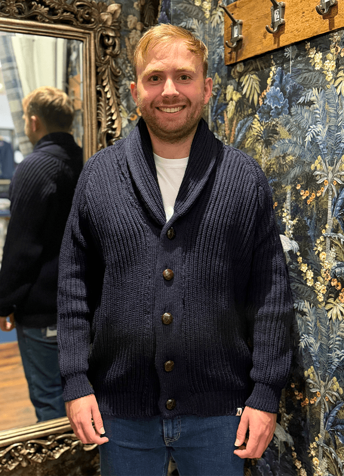 Wilkinson Cardigan | Navy