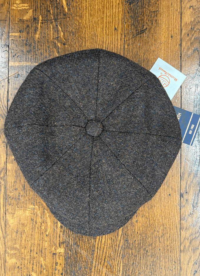 Carloway Harris Tweed Cap | Brown