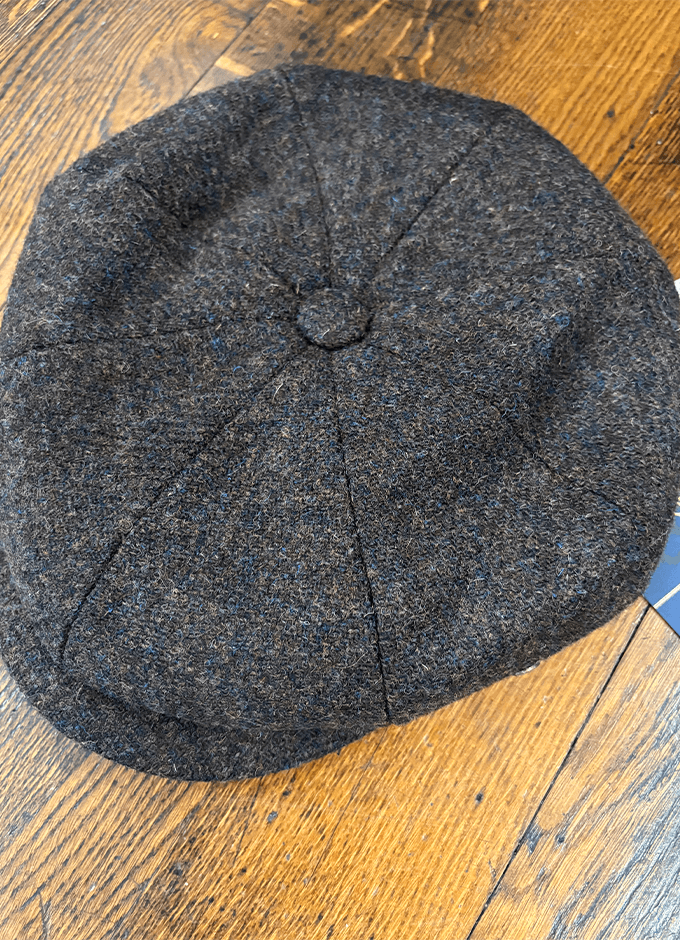 Carloway Harris Tweed Cap | Brown