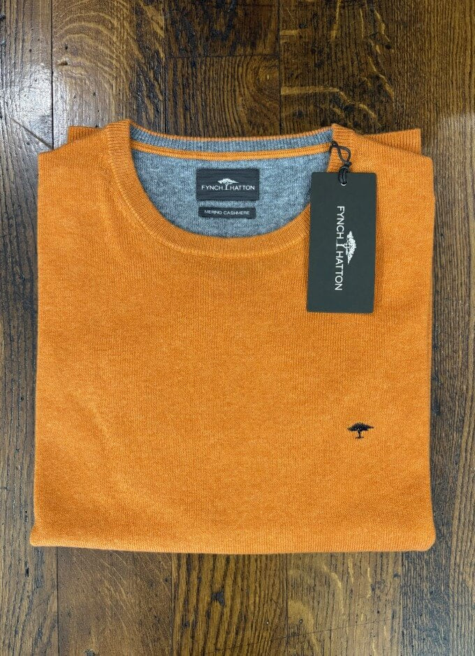 Merino Cashmere O-Neck Jumper | Sienna