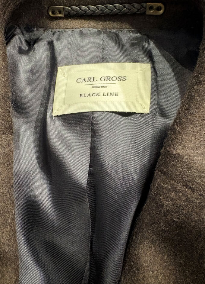 Cashmere Wool Overcoat | Chocolate