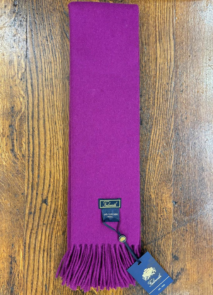 Ladies Lambswool Scarf | Magenta