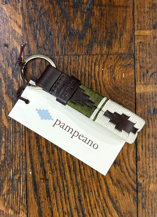 Pampeano | Charro Keyring | Green/Cream