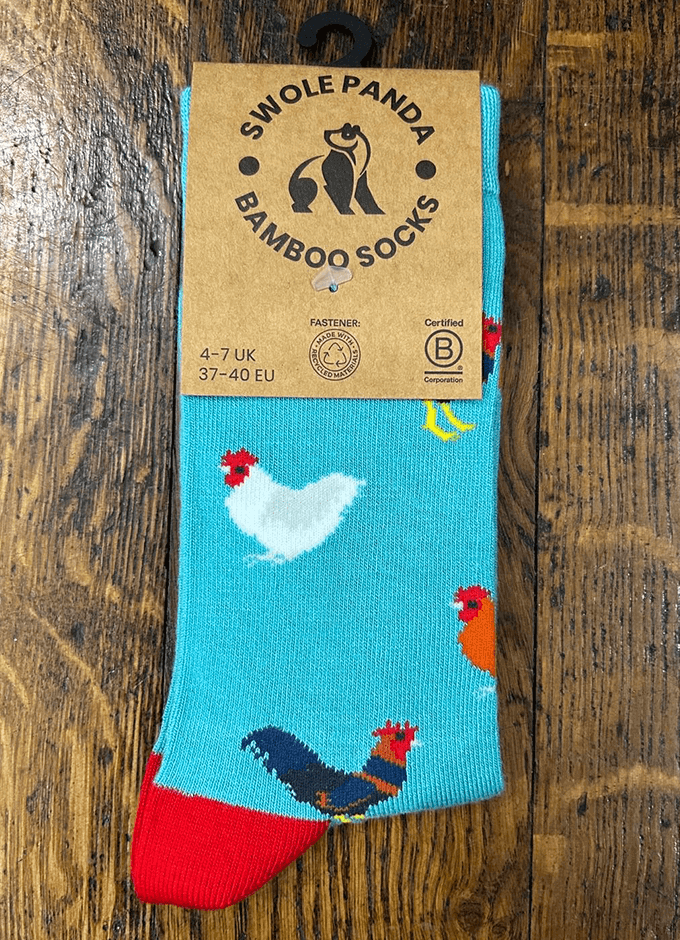 Swole Panda | Rooster Bamboo Socks