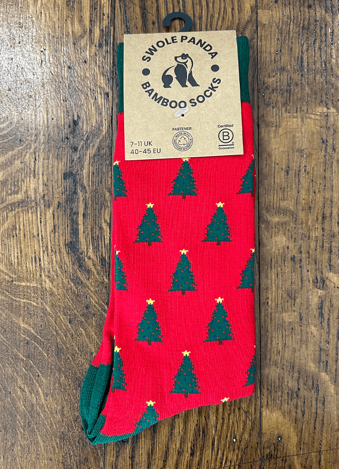 Swole Panda | Christmas Tree Socks