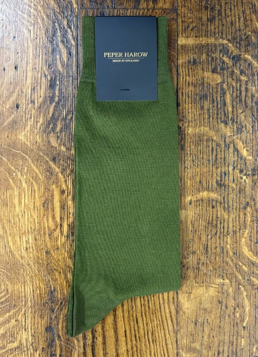 Peper Harow | Classic Men's Socks | Pine