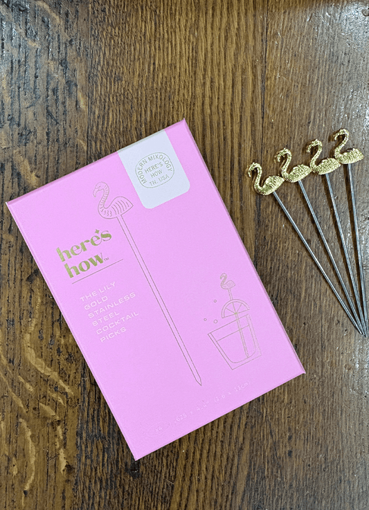 Lily Cocktail Picks | Set of 4