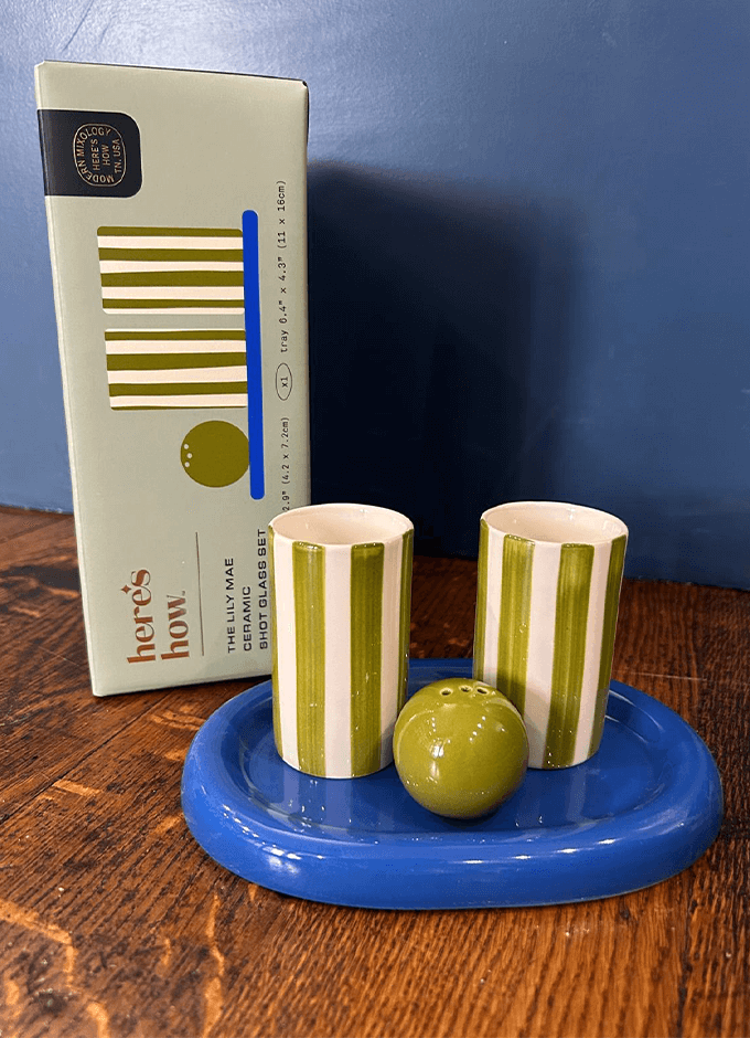 Lily Mae Ceramic Shot Glass Set