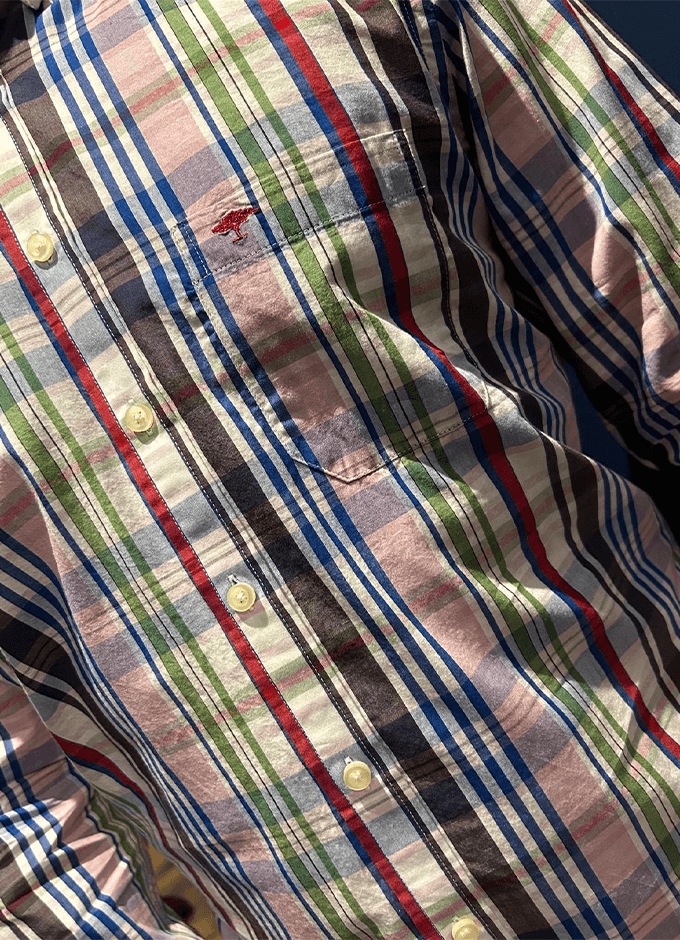 Poplin Check Shirt | Colourful Check
