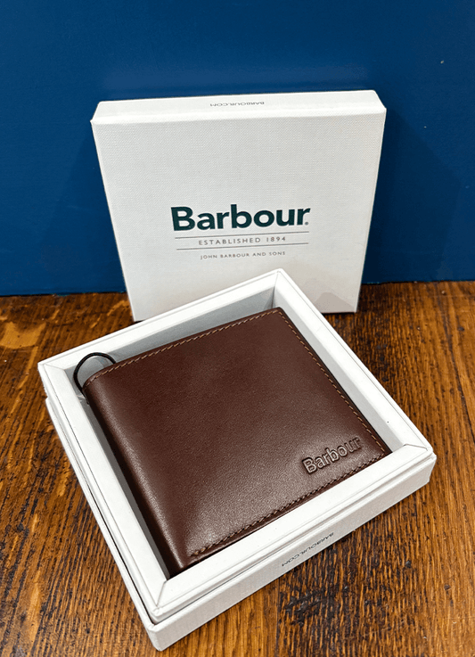 Colwell Leather Billfold Wallet | Brown/Tartan