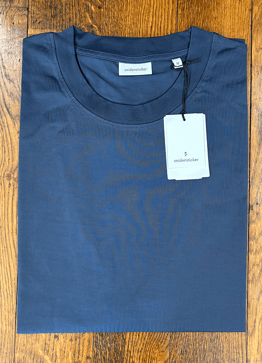 Pure Cotton T-Shirt | Blue Grey