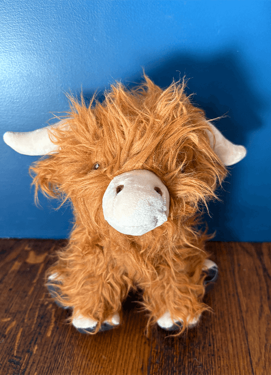 Highland Cow Dog Toy
