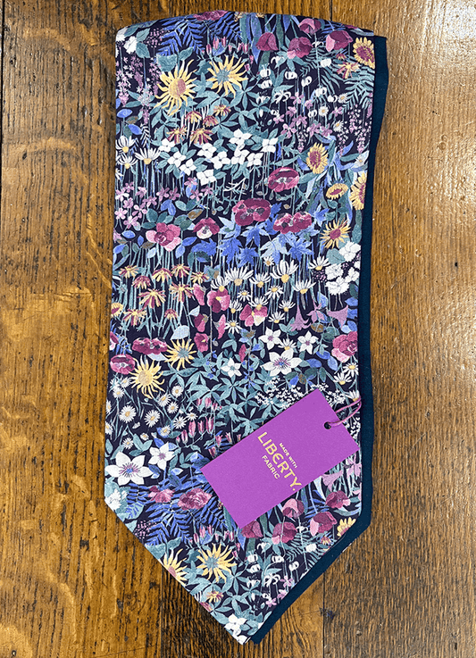 Cravat | Faria Purple | Made with Liberty Fabric