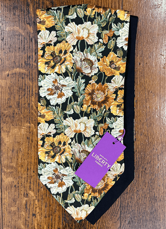 Cravat | Poppy Gold | Made with Liberty Fabric