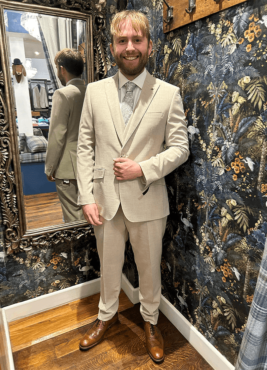 Summer Suit Trousers | Cream