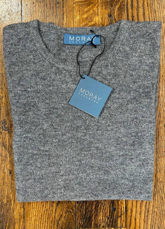 Ashgrove Round Neck Jumper | Cashmere | Grey