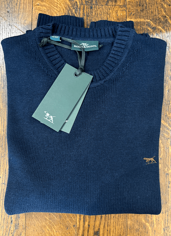 Gunn Crew Knit | Sapphire