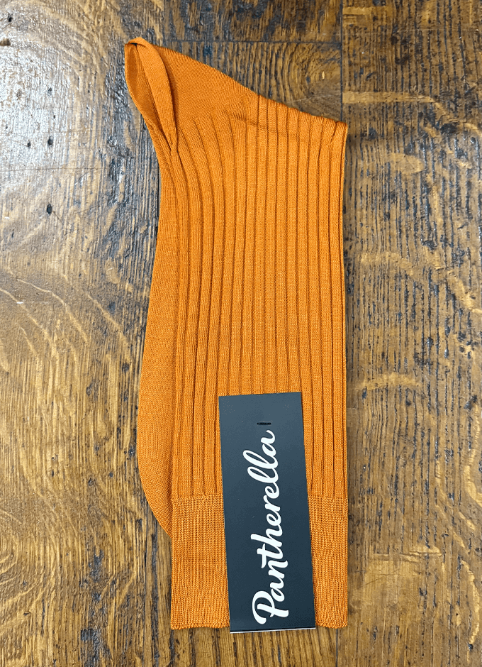 Danvers Cotton Lisle Men's Socks | Cumin