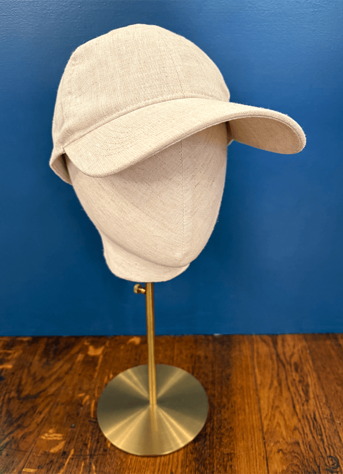 Ladies Daley Linen Baseball Cap | Neutral