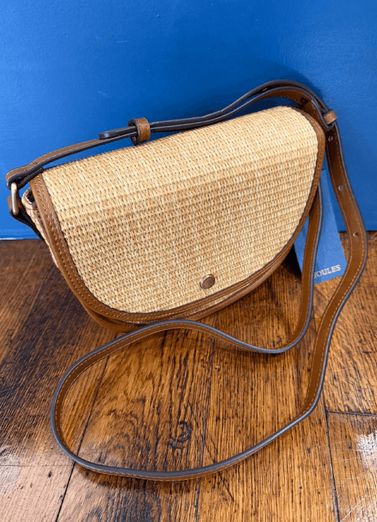 Daphne Neutral Straw Bag