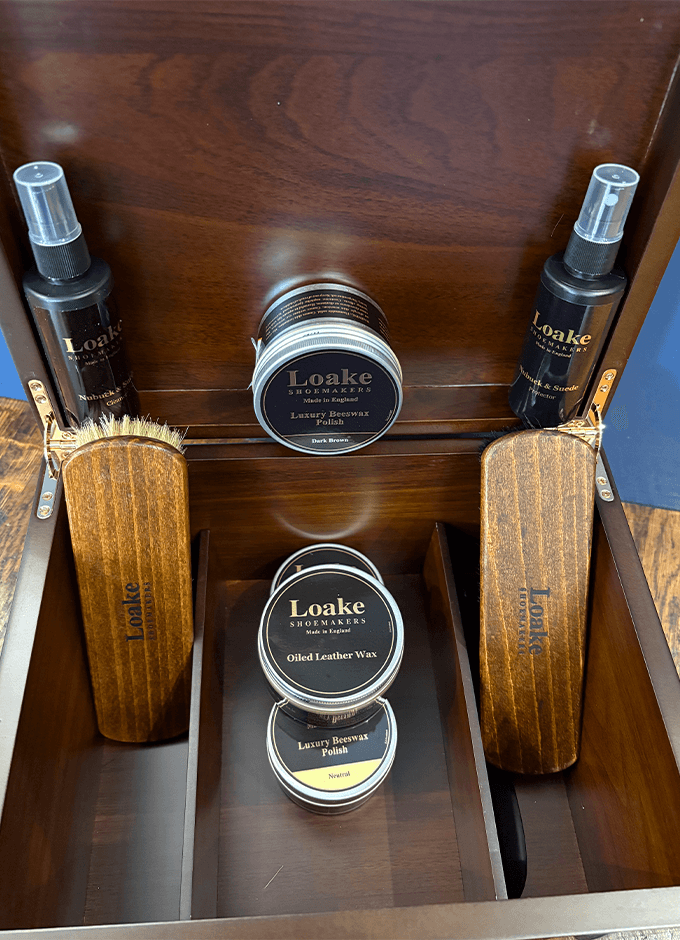 Valet Box Large dark wood