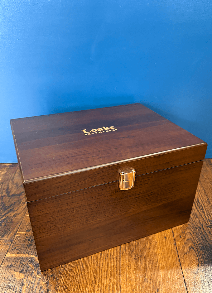 Valet Box Large dark wood