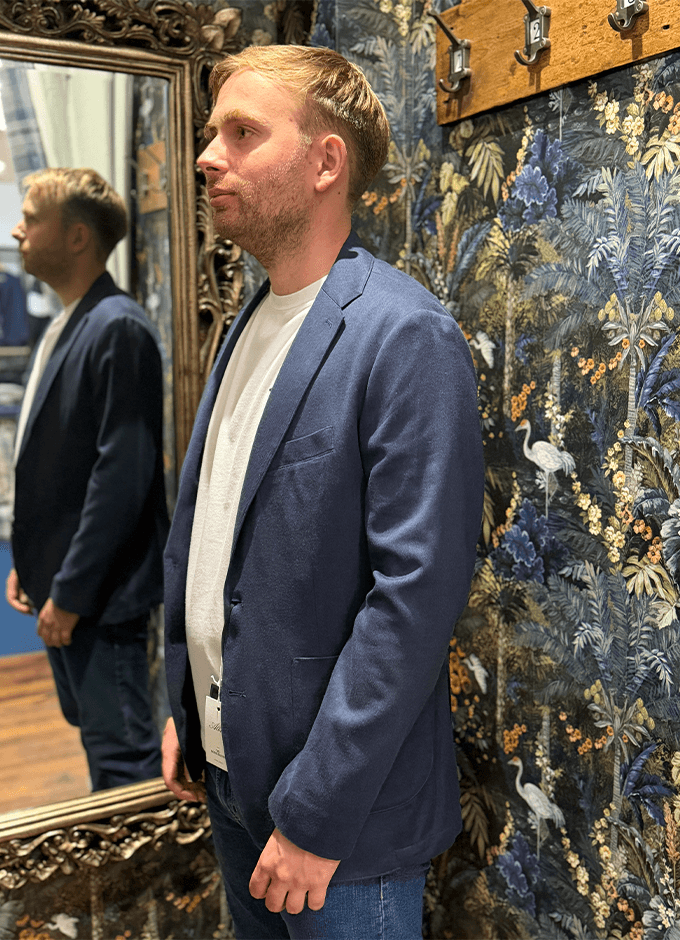 Deveron Sports Fit Jacket | Indigo
