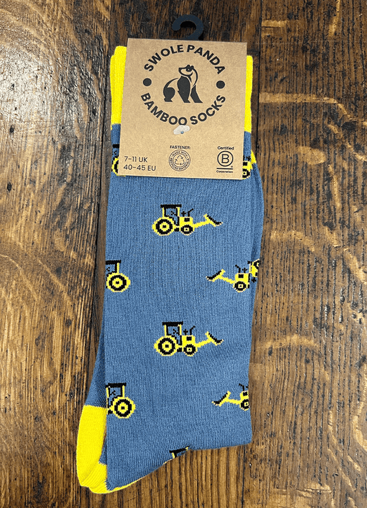 Swole Panda| Yellow Digger Socks