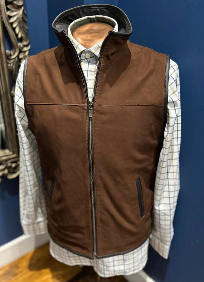 Dunhill Gilet | Walnut